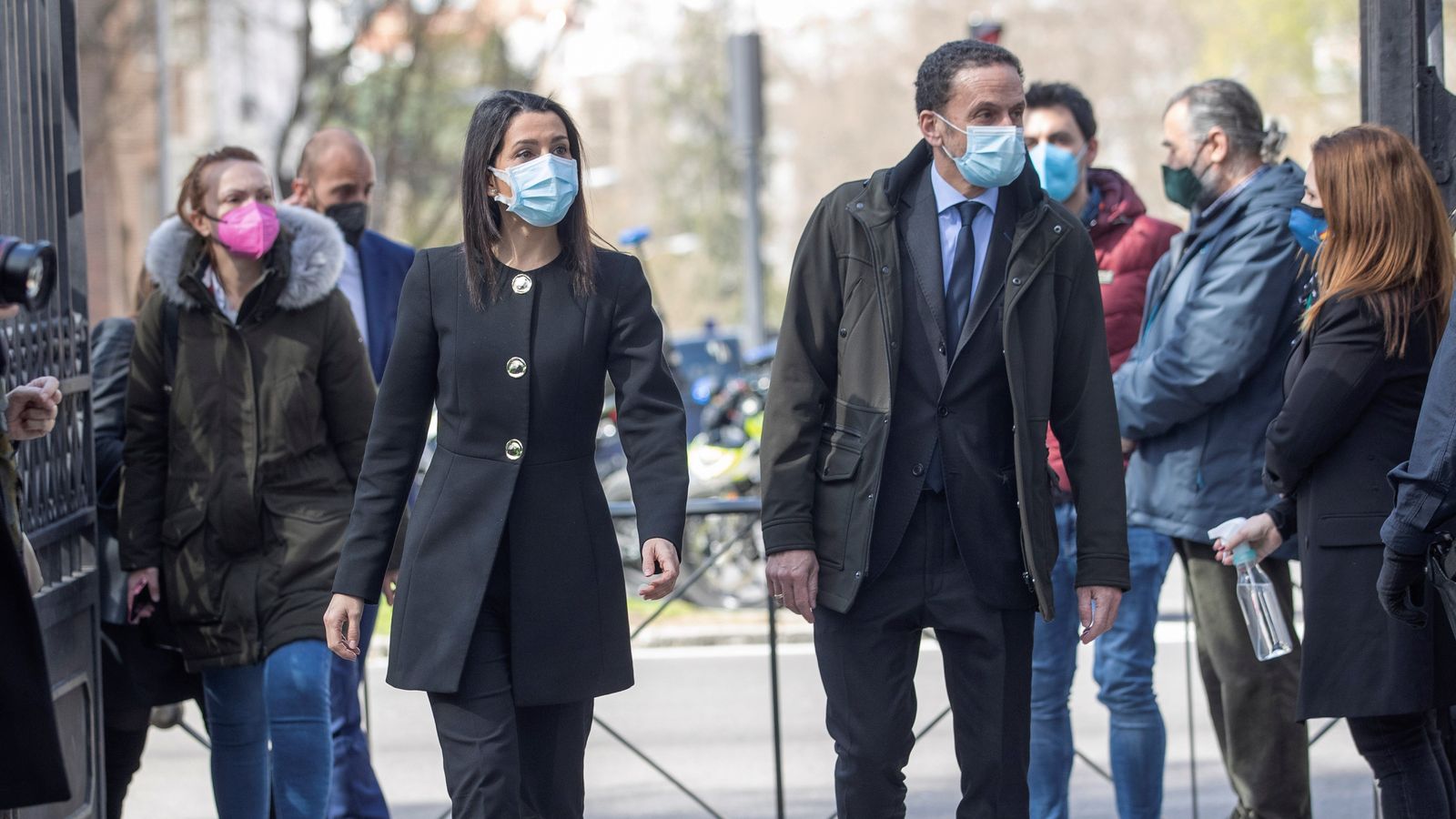 La líder de Ciutadans, Inés Arrimadas, i el portaveu adjunt al Congrés, Edmundo Bal.