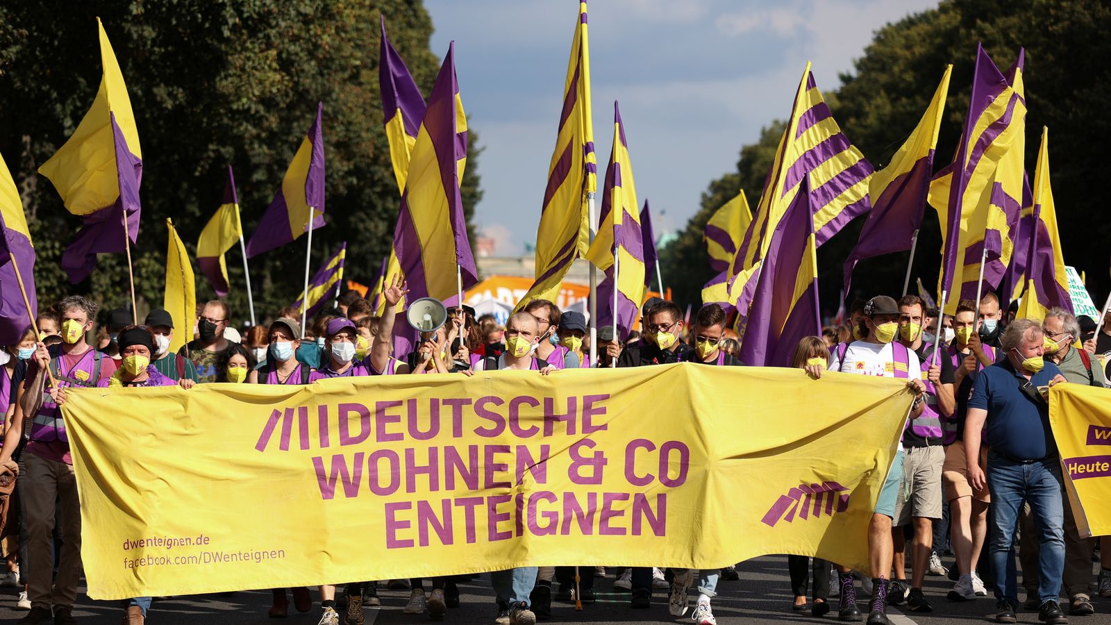 Imatge d'arxiu d'una protesta de la plataforma Deutsche Wohnen & Co enteignen