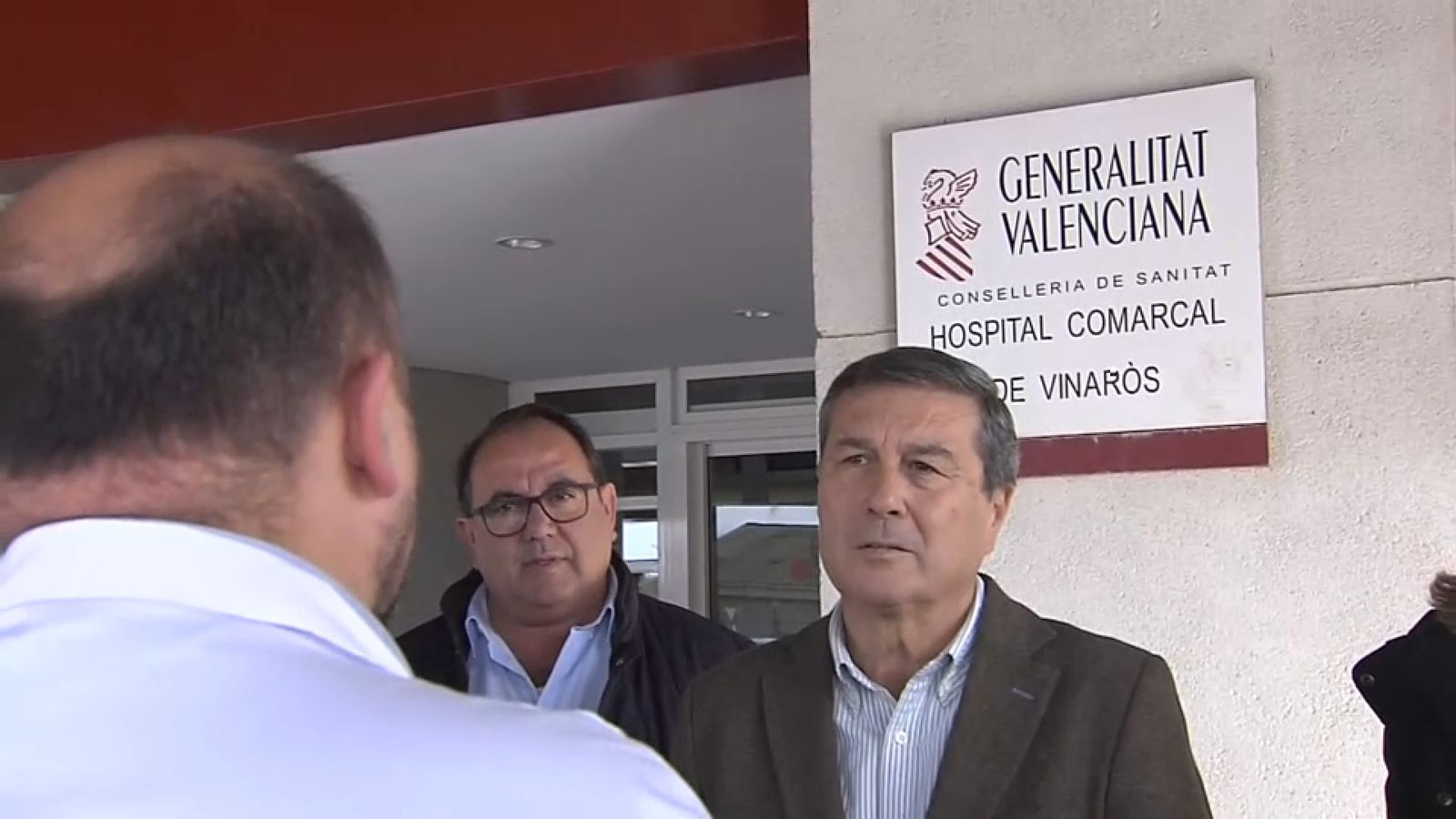 El conseller de Sanitat, Marciano Gómez, durant la visita a l'àrea de salut de Vinarós