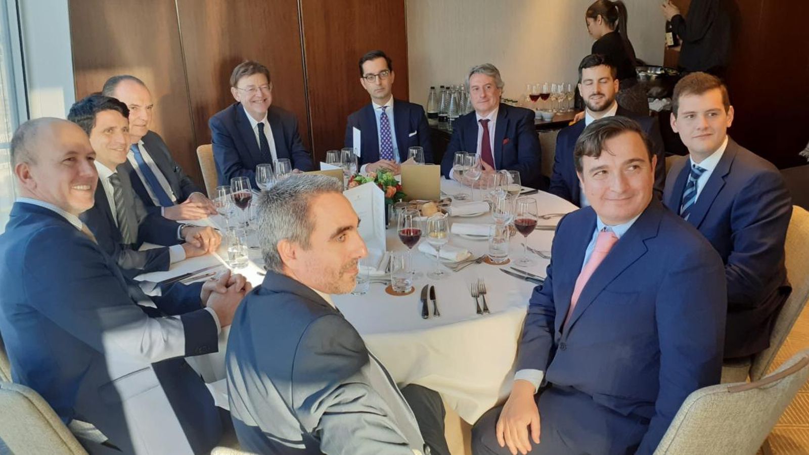 El president de la Generalitat, Ximo Puig, participa a Londres en un esmorzar empresarial