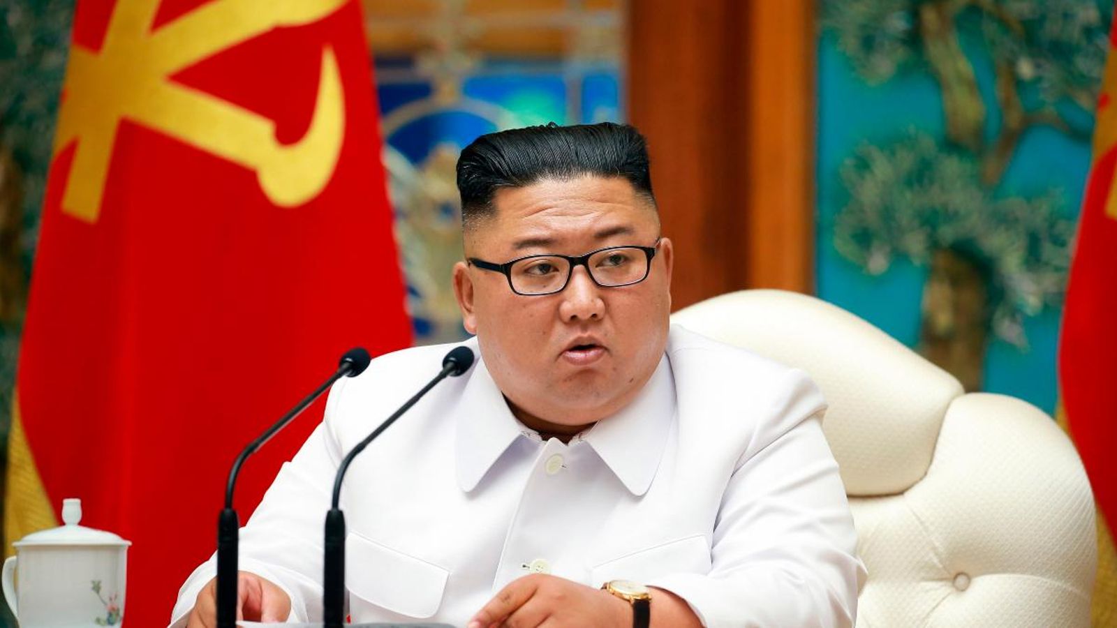 El líder Kim Jong-un presideix una reunió de la cúpula del Partit dels Treballadors