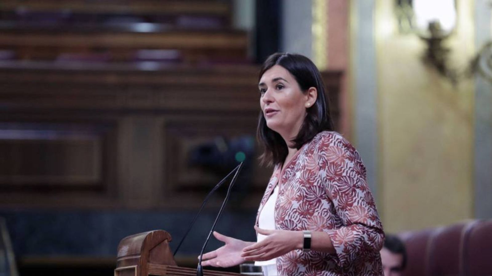 La ministra de Sanitat, Carmen Montón, ha defensat la urgència que hi havia per a retornar la sanitat universal