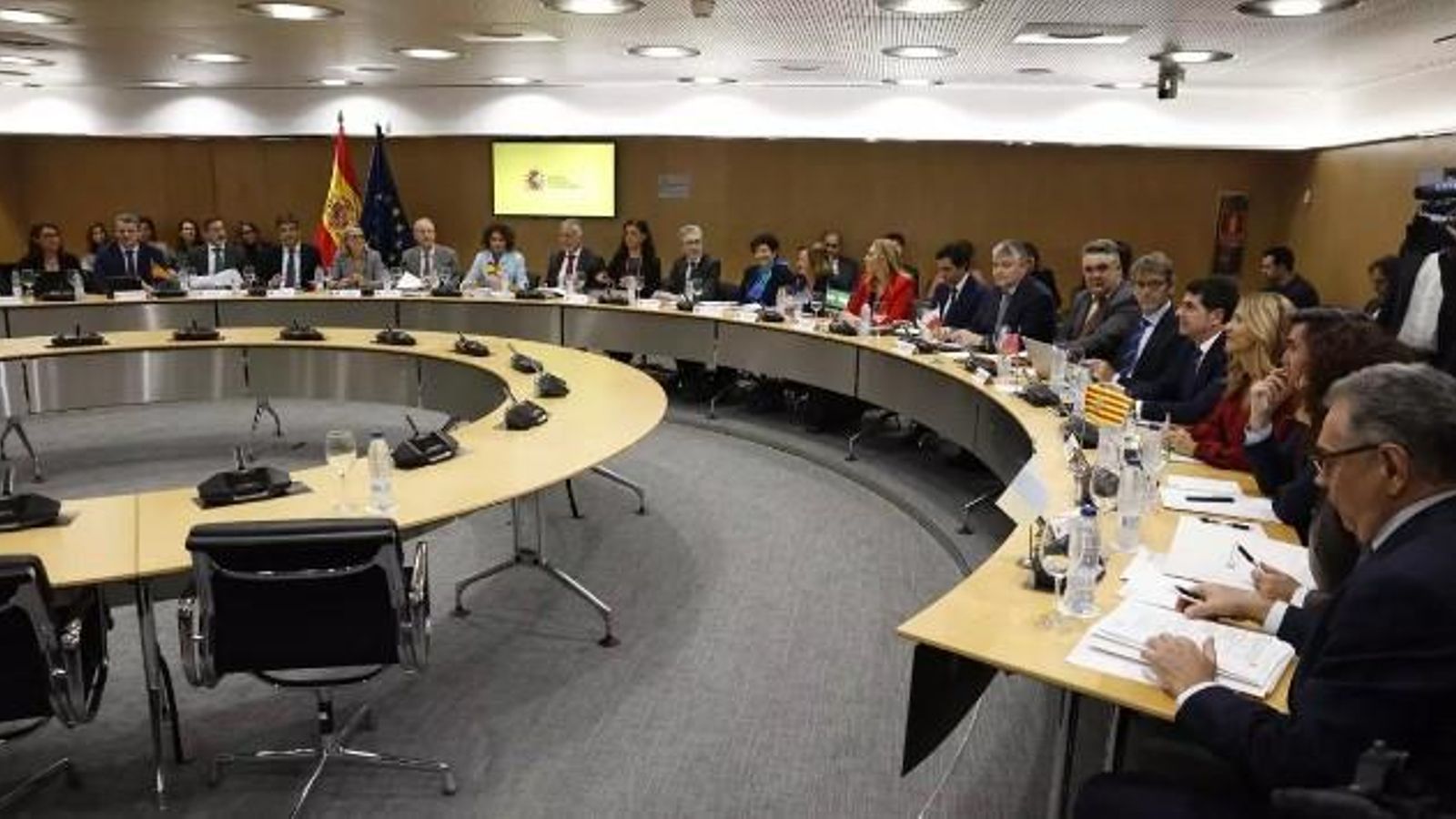Imatge d'arxiu del la ministra d'Hisenda, María Jesús Montero, en el Consell de Política Fiscal i Financera