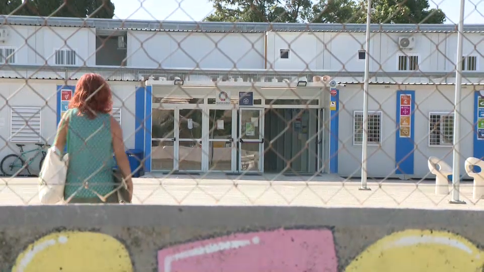 Institut Jaume I de Borriana on estudia l'alumnat que aquest dilluns se sotmetrà a les proves PCR per a identificar possibles contagis