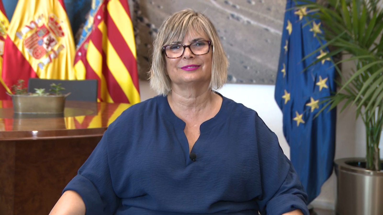 L'alcaldessa de Santa Pola, Loreto Serrano, a 'Les notícies del matí'