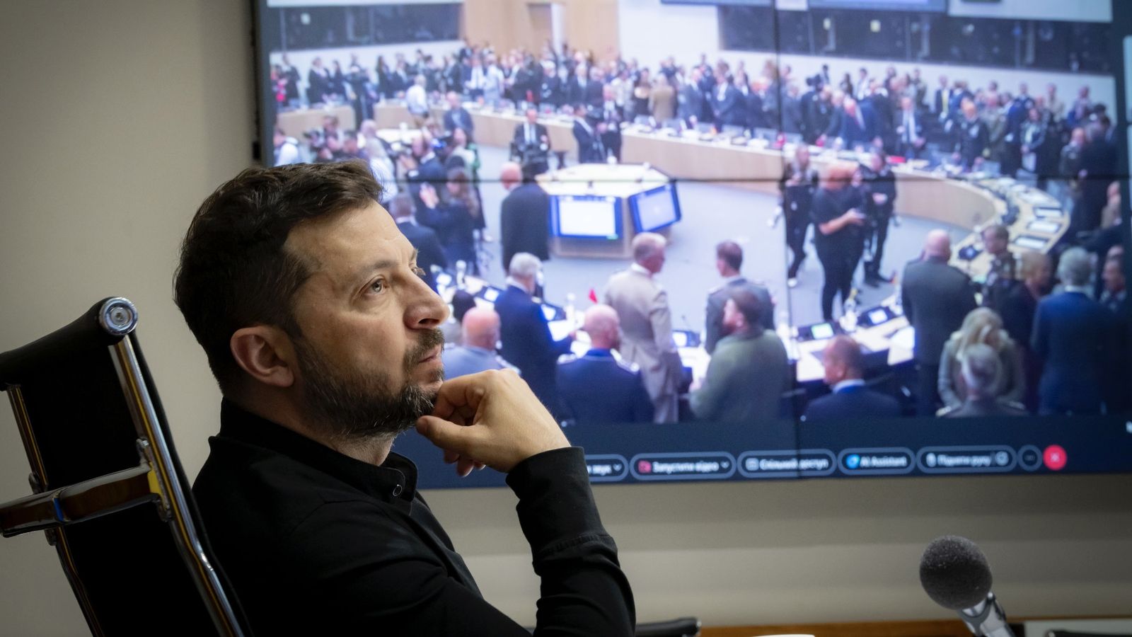 El president ucraïnés, Volodímir Zelenski, este dimecres