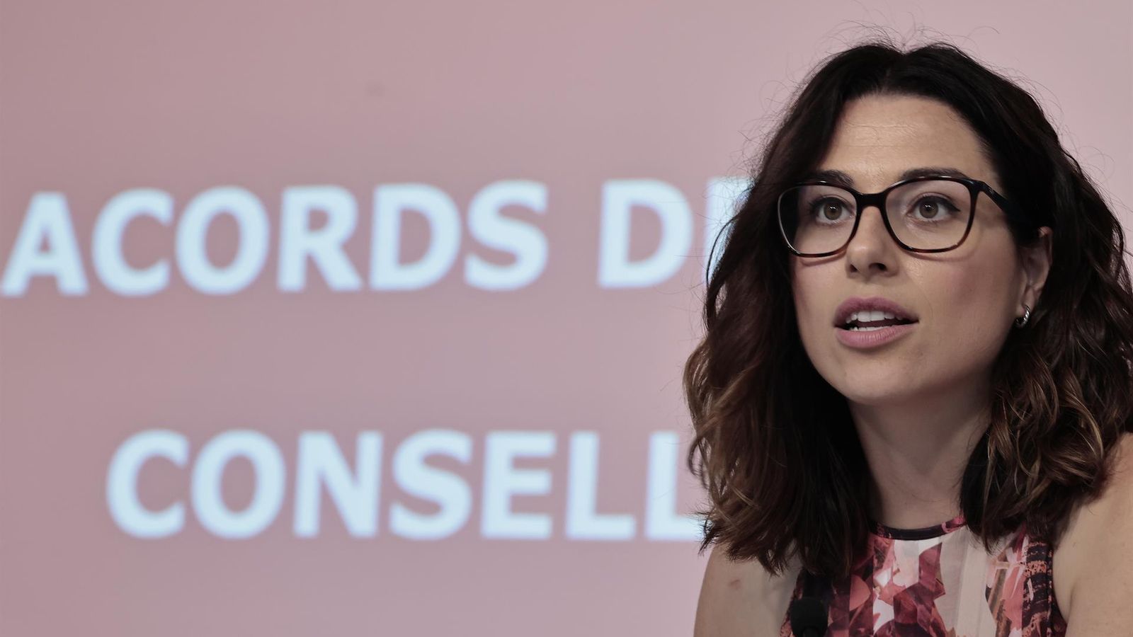 La vicepresidenta i portaveu del Consell, Aitana Mas, aquest divendres