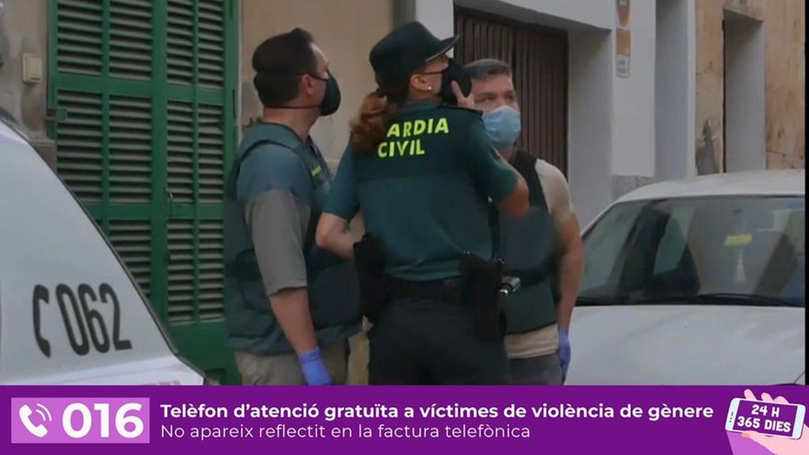 Agents de la Guàrdia Civil en un cas de violència masclista en una imatge d'arxiu