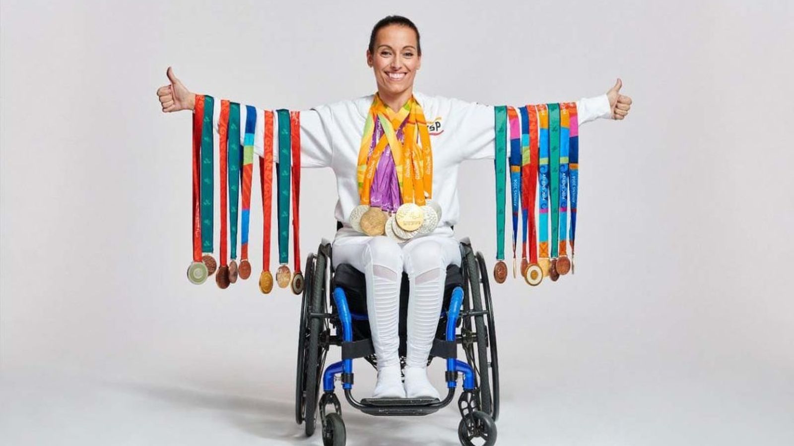 La medallista paralímpica, Teresa Perales
