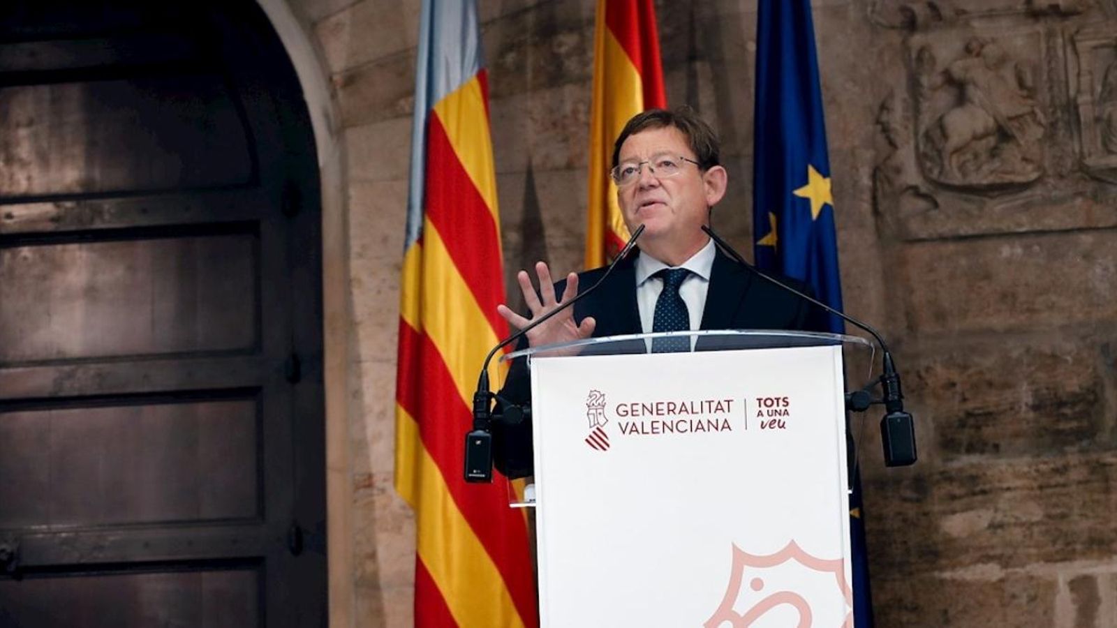 El president de la Generalitat, Ximo Puig, en una compareixença recent