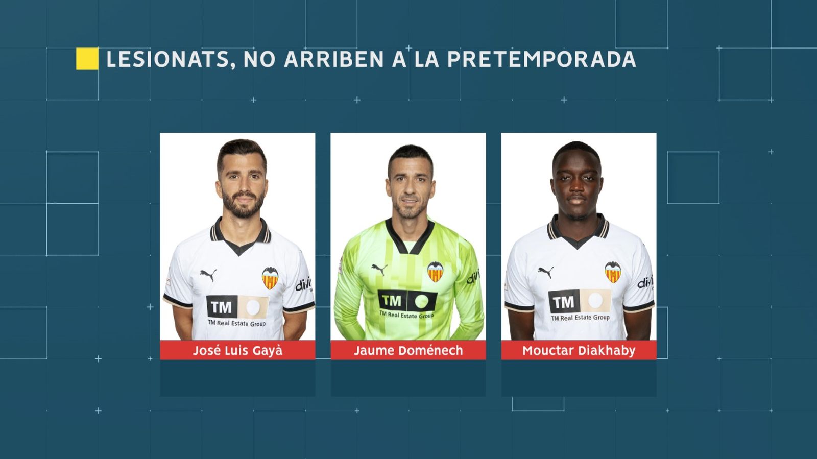 LESIONATS DEL VALÈNCIA CF