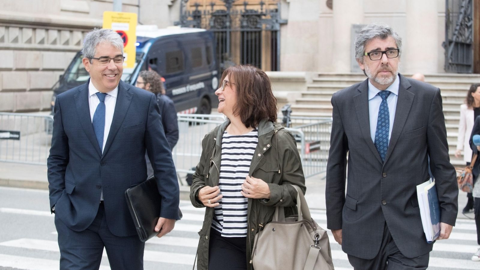 Jordi Turull a la seua eixida del Tribunal Superior de Justícia de Catalunya