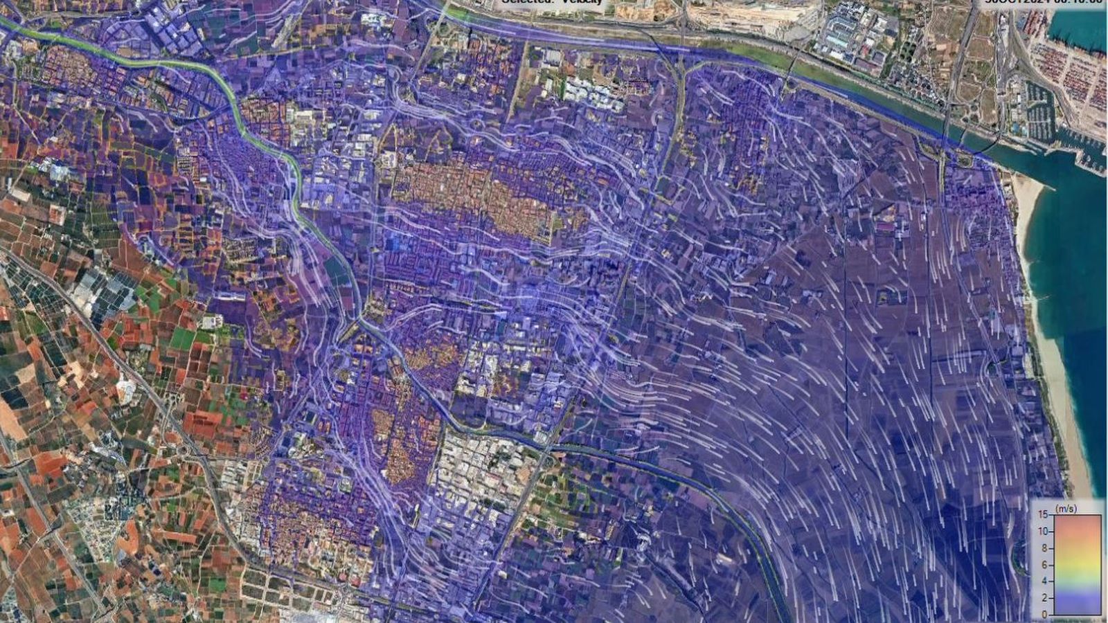L’estudi analitza amb precisió la inundació a l’Horta Sud