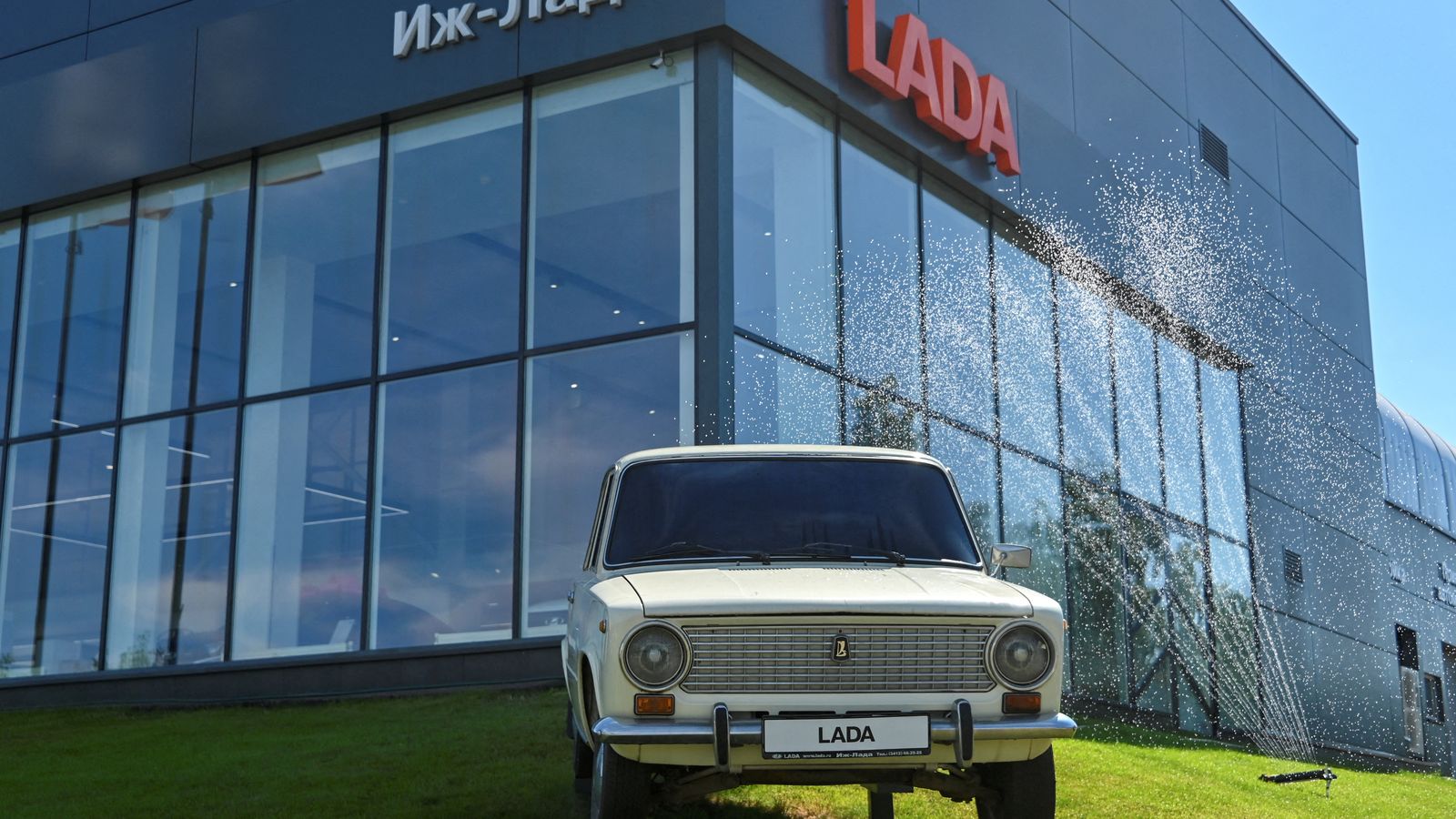 Un model de Lada, el cotxe de disseny i fabricació russa