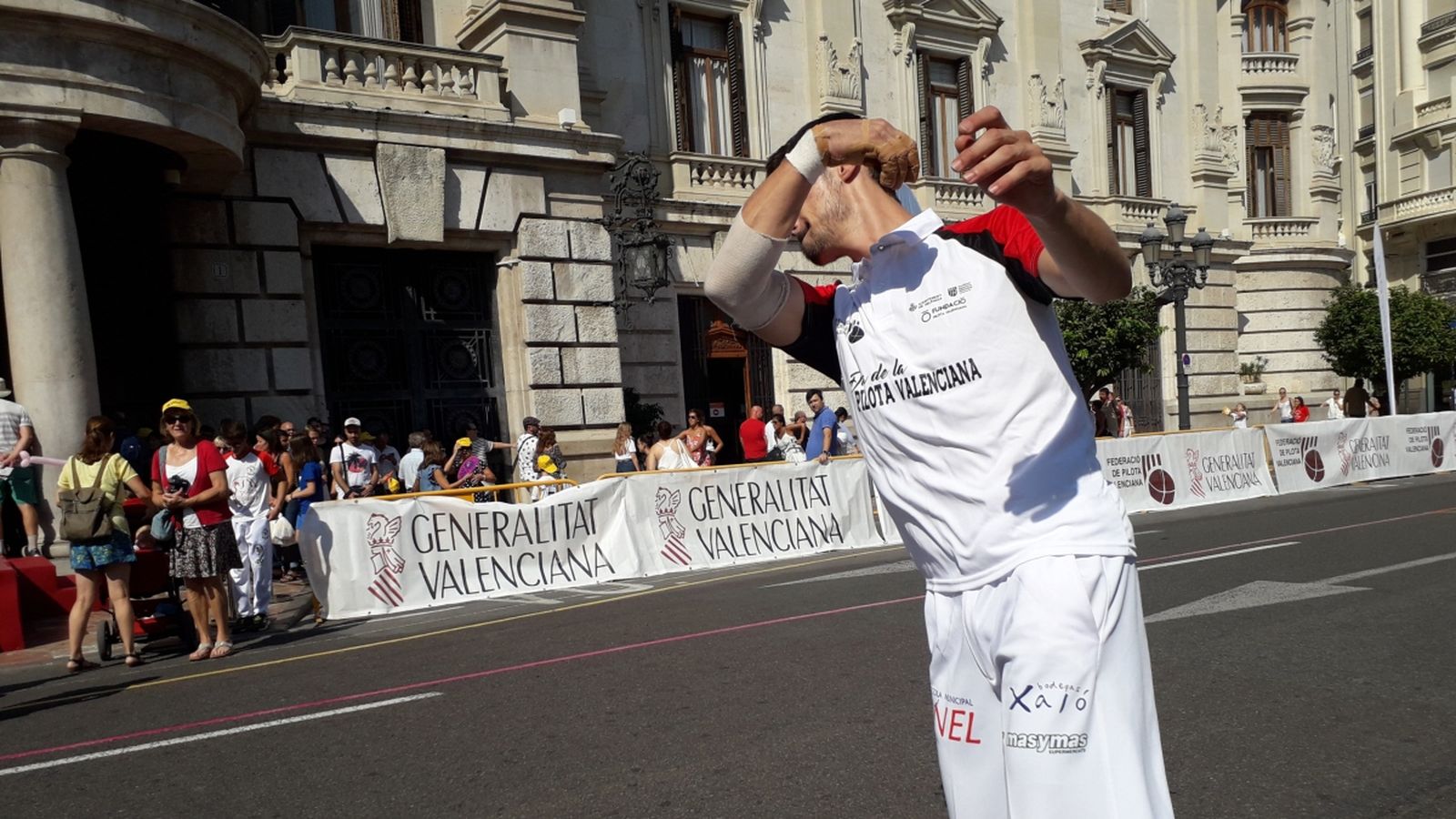 Dia de la Pilota a la plaça de l’Ajuntament de València