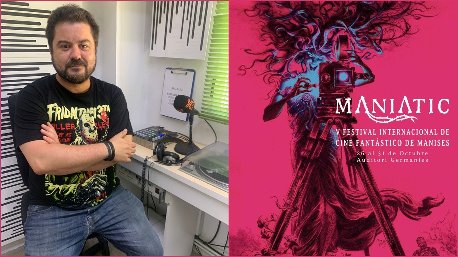 Víctor Palacios, director del Festival Internacional de Cinema Fantàstic de Manises