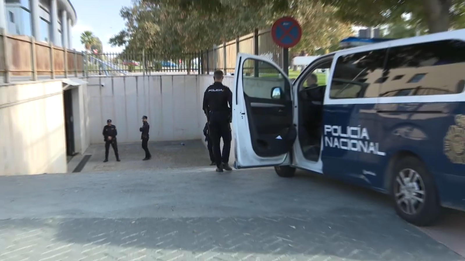 Arribada del detingut als jutjats