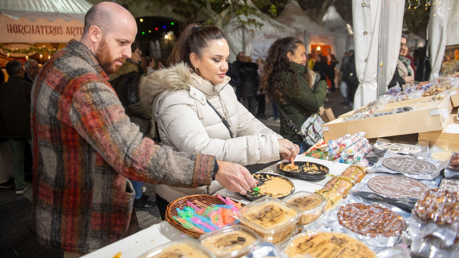Una parada de torró en la fira de Xixona de l'any passat