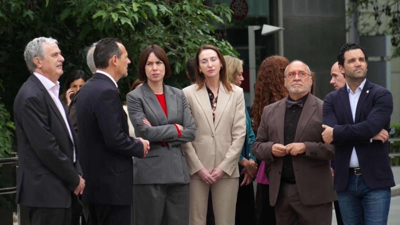 La ministra de Ciència quan ha arribat a Paterna, on ha presidit el Consell de Política Científica este dijous