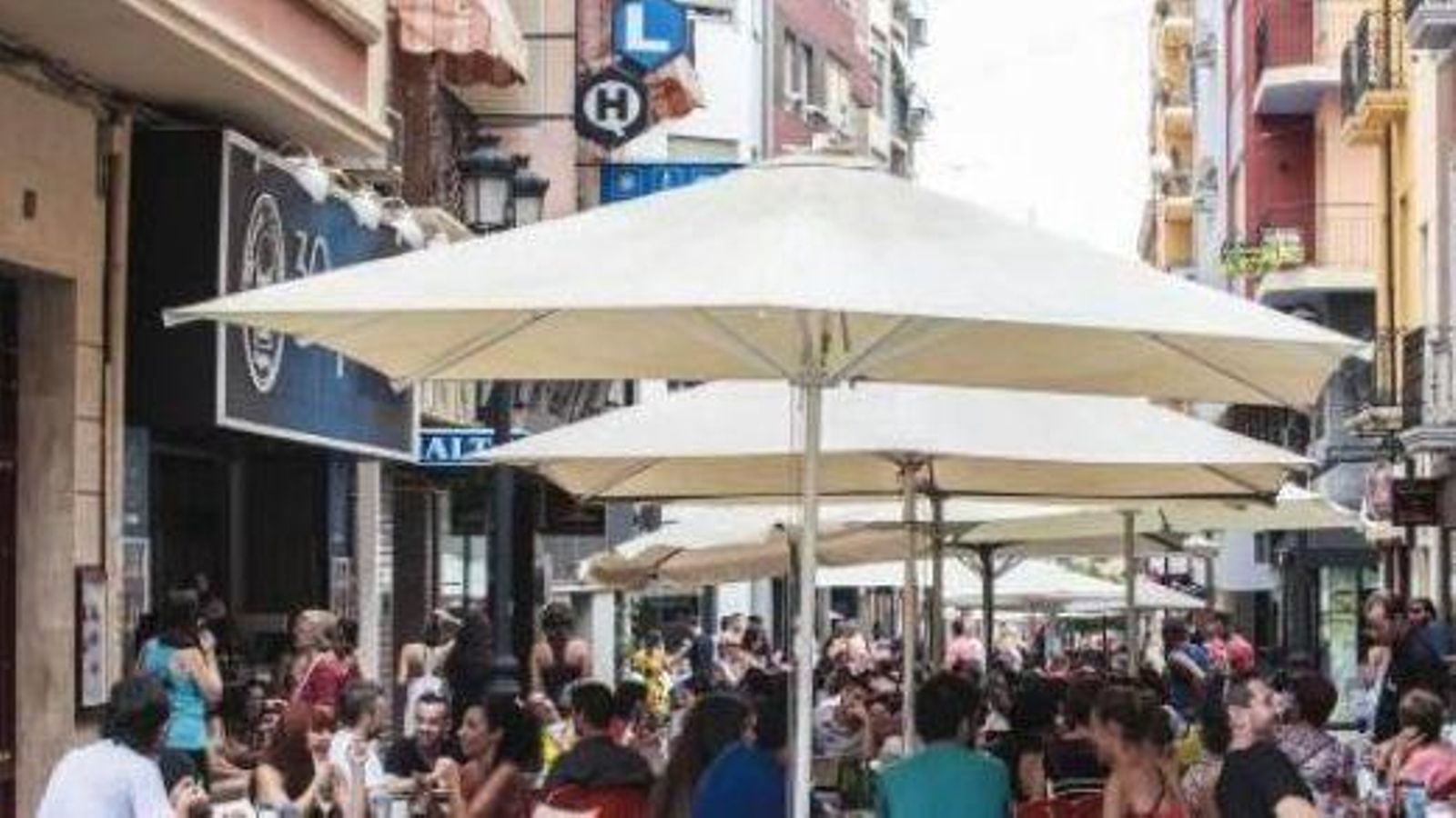 Imatge d'arxiu del carrer Castanyos d'Alacant