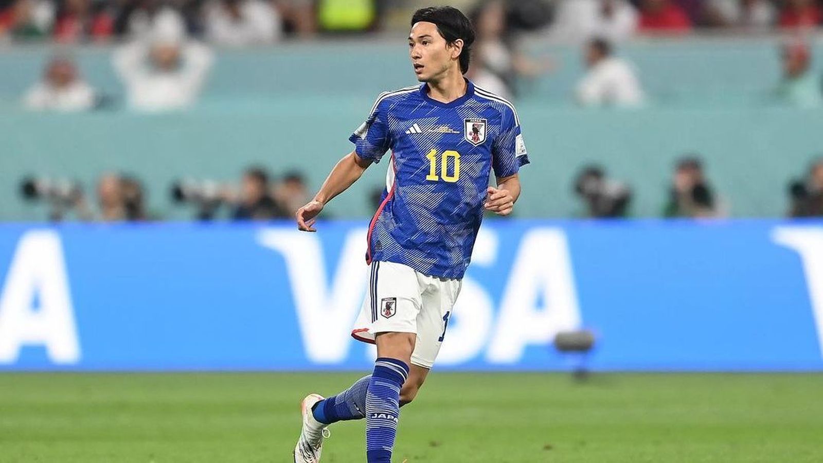 El jugador del Japó, Takumi Minamino
