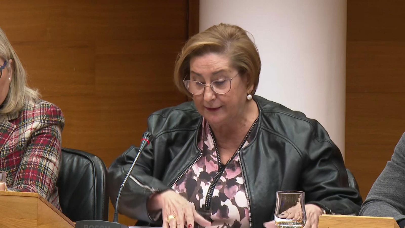 La fiscal superior de la, Comunitat Valenciana, Teresa Gisbert, presenta la memòria de 2021 en les Corts, aquest dilluns