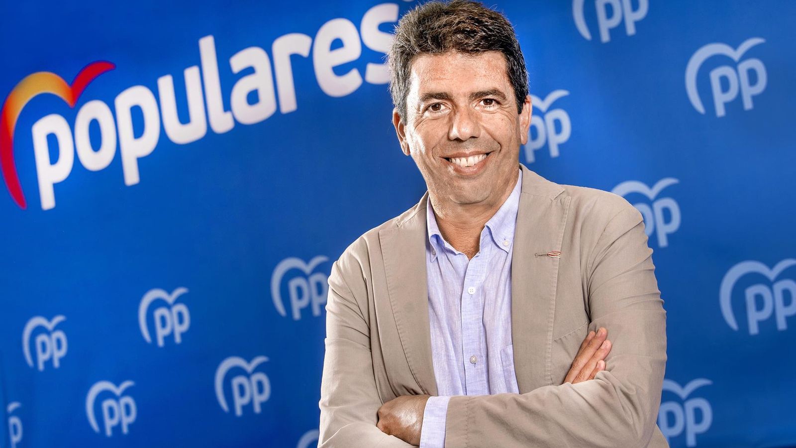 El president de la Diputació d'Alacant i líder del PP valencià, Carlos Mazón