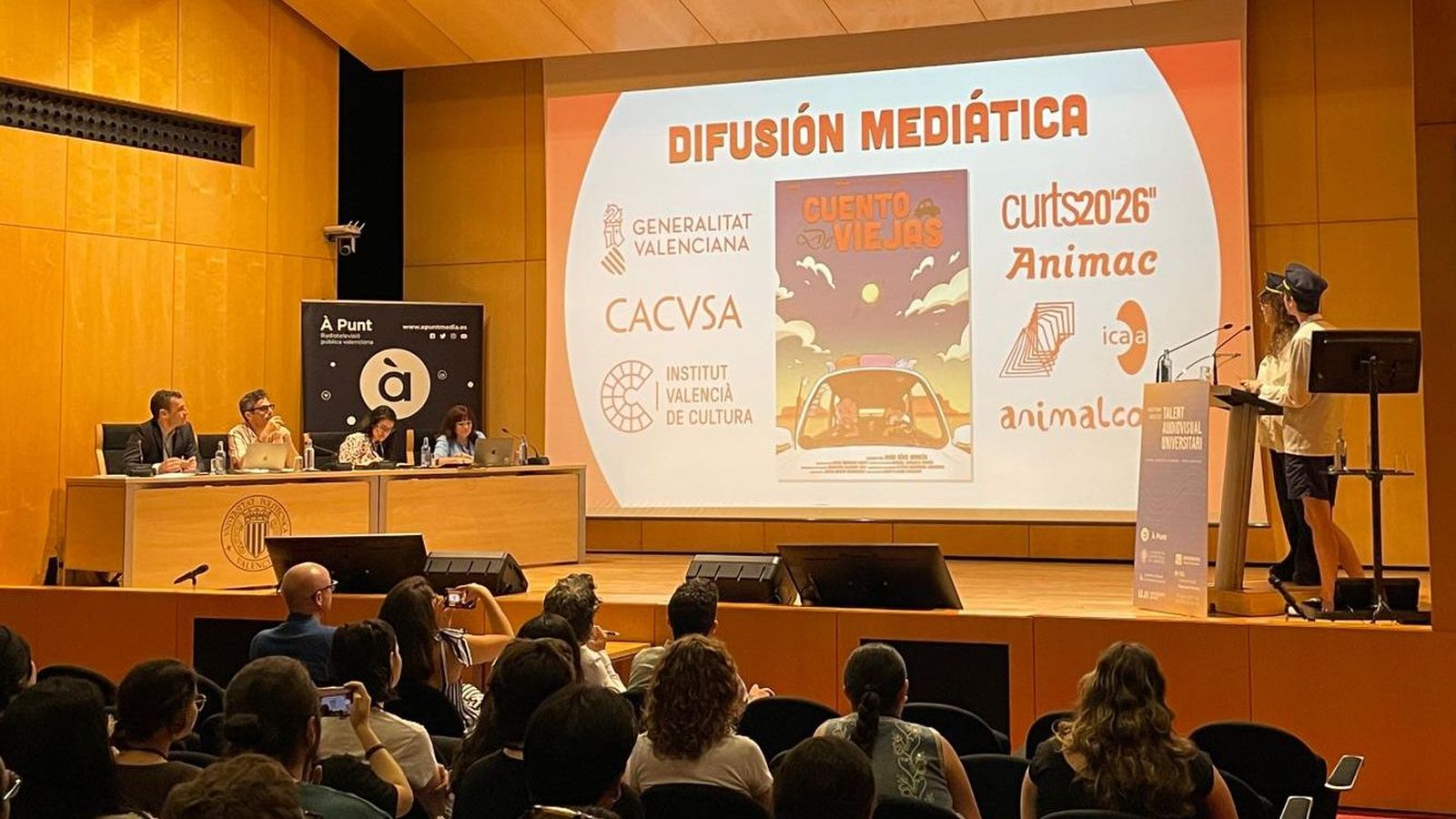 Presentació de projectes en l'última edició del pitching