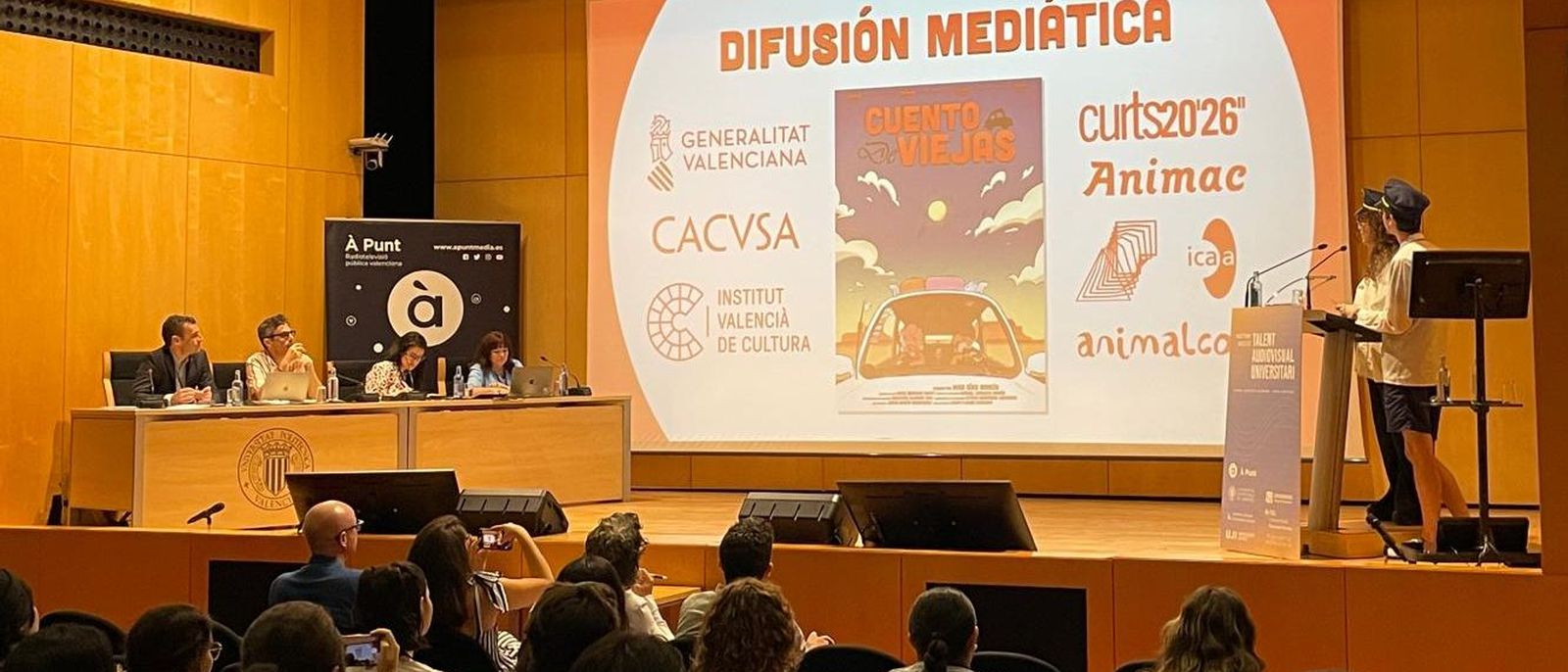 Presentació de projectes en l'última edició del pitching