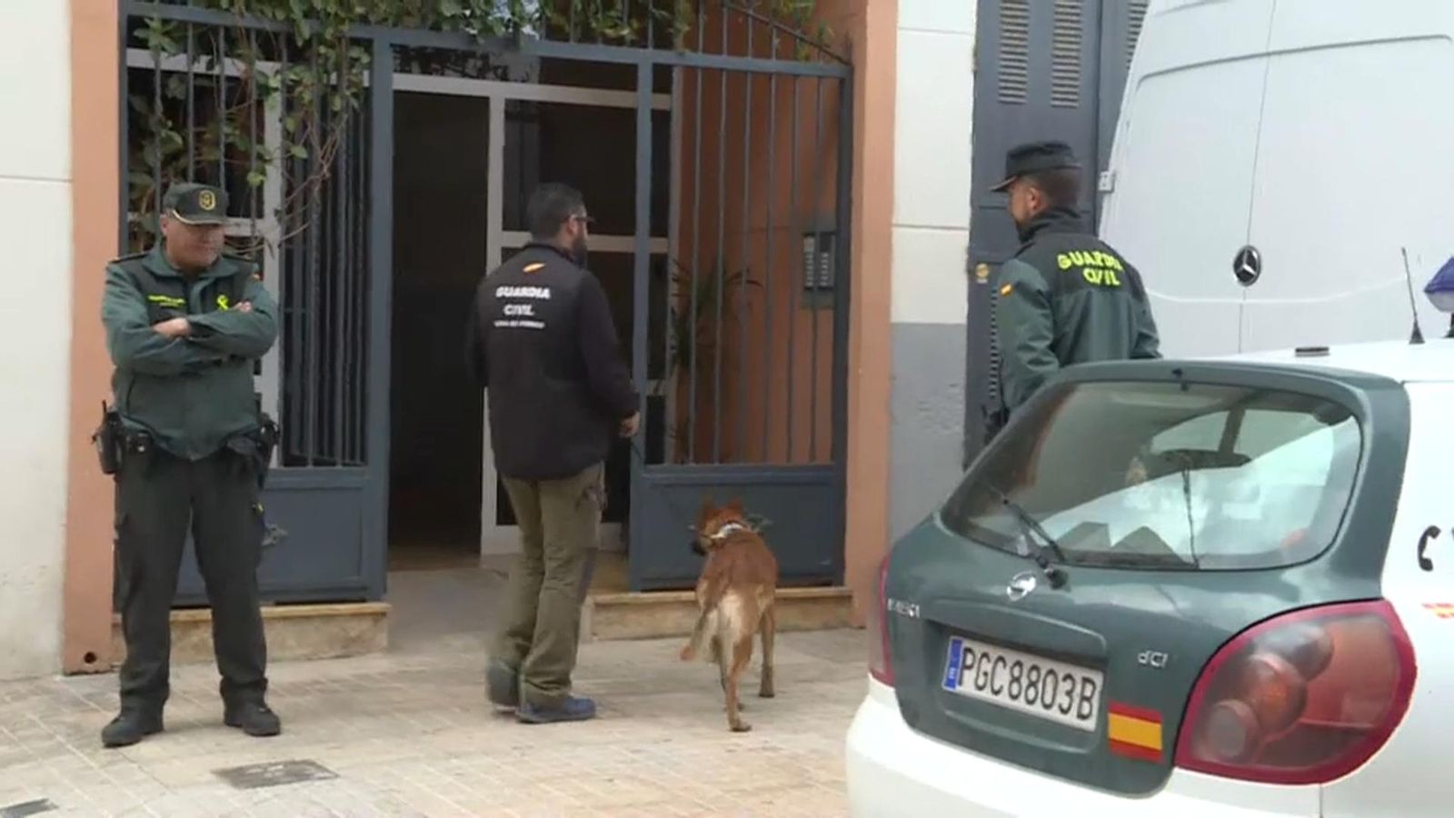 La Guàrdia Civil treballa amb gossos especialitzats a localitzar persones