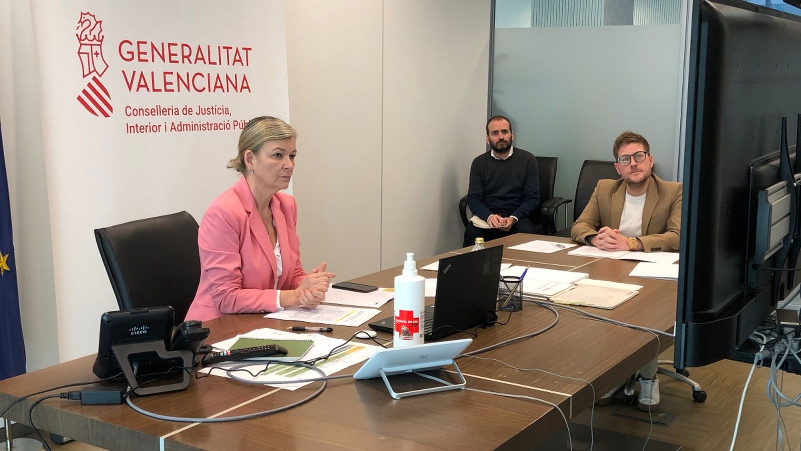 La consellera de Justícia i Interior, Gabriela Bravo