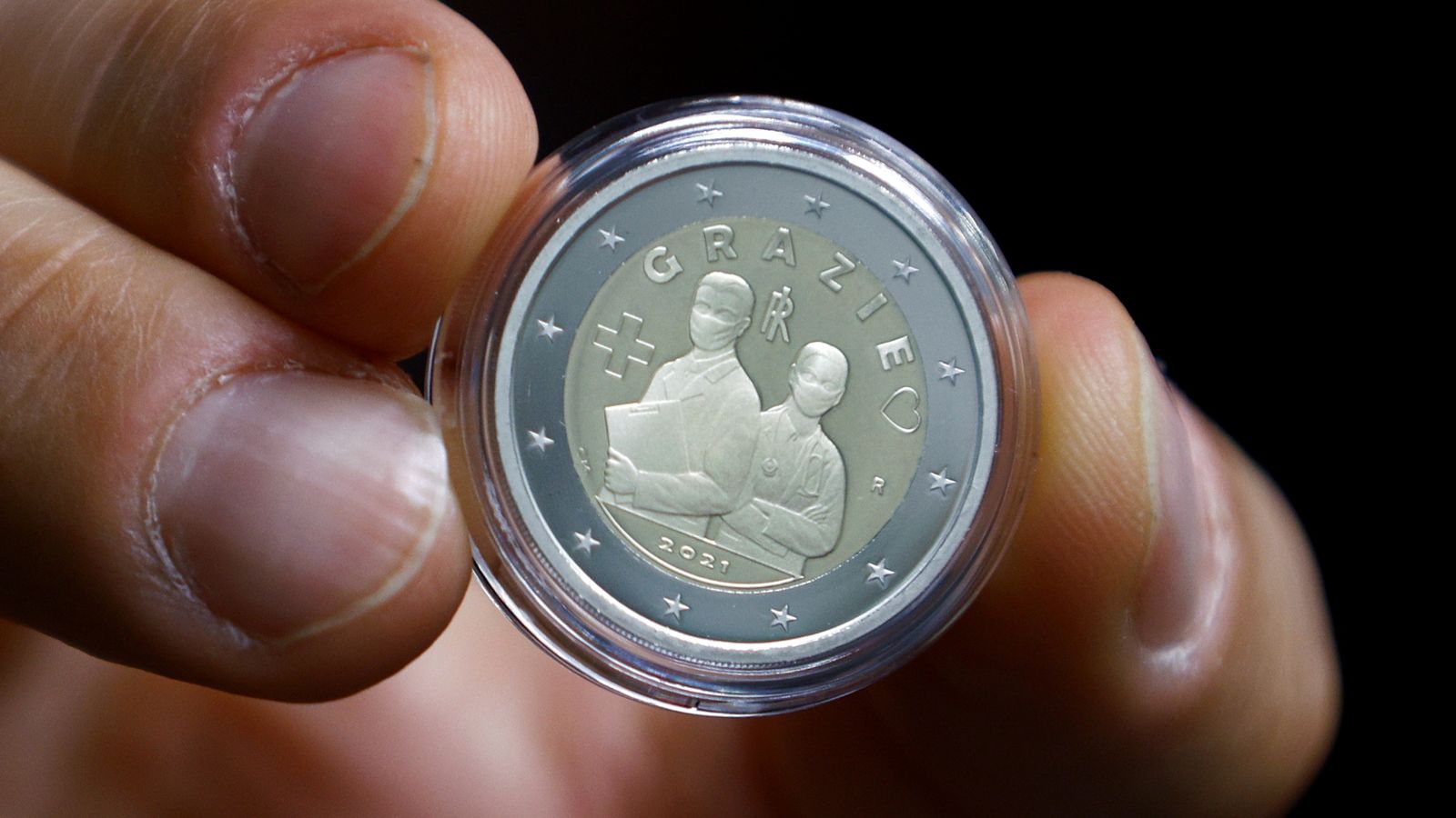 La moneda italiana que ret homenatge al personal sanitari