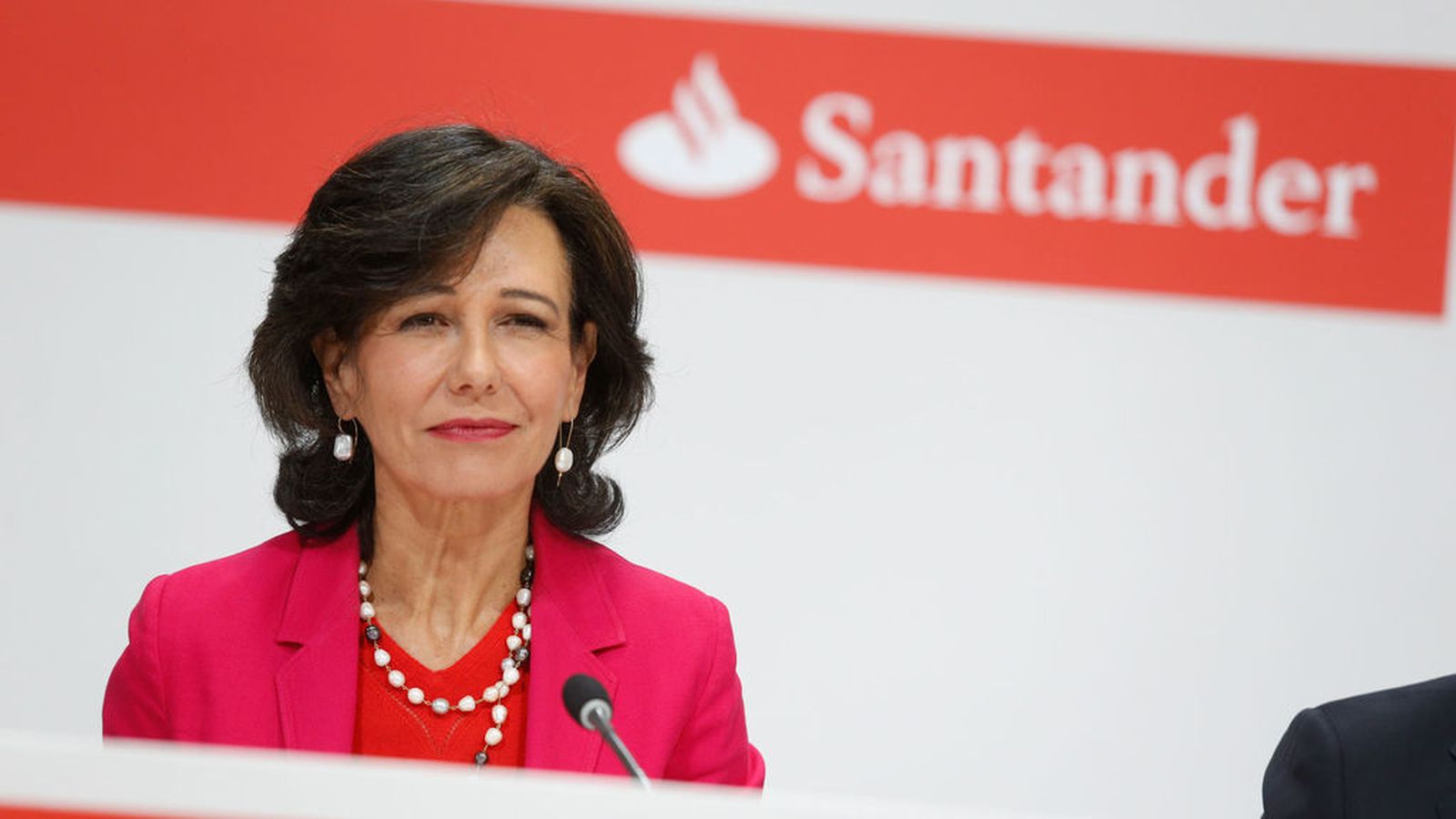 La presidenta de Banc Santander, Ana Botín, en una imatge d'arxiu
