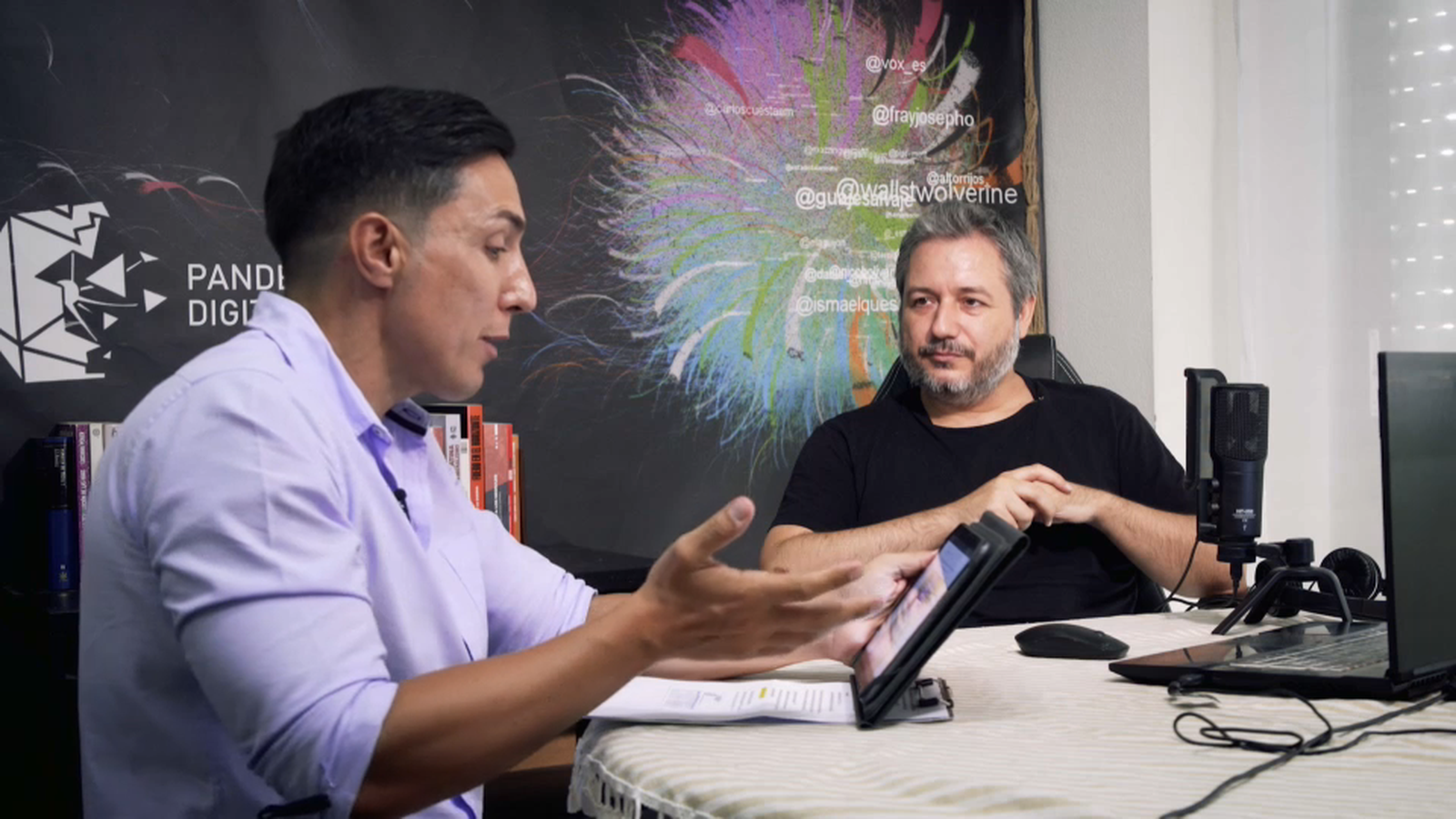 Bérnar Giménez i Julián Macías de 'Pandemia Digital'