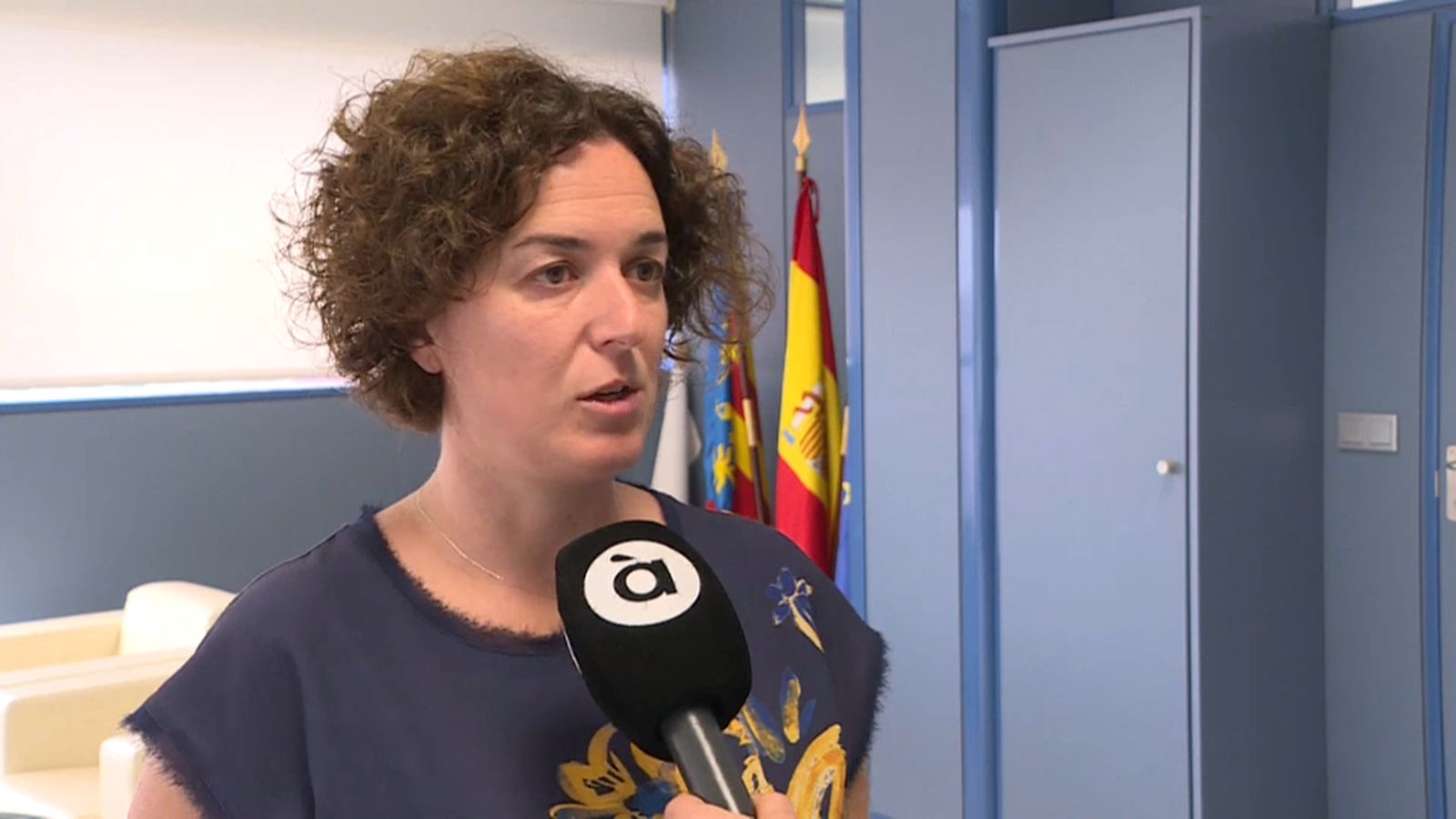 L'alcaldessa d'Almenara, la socialista Estíbaliz Pérez