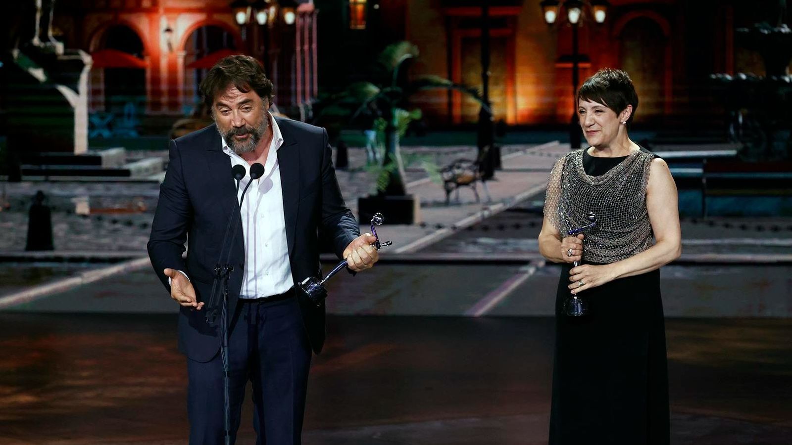 Javier Bardem i Blanca Portillo als premis Platino