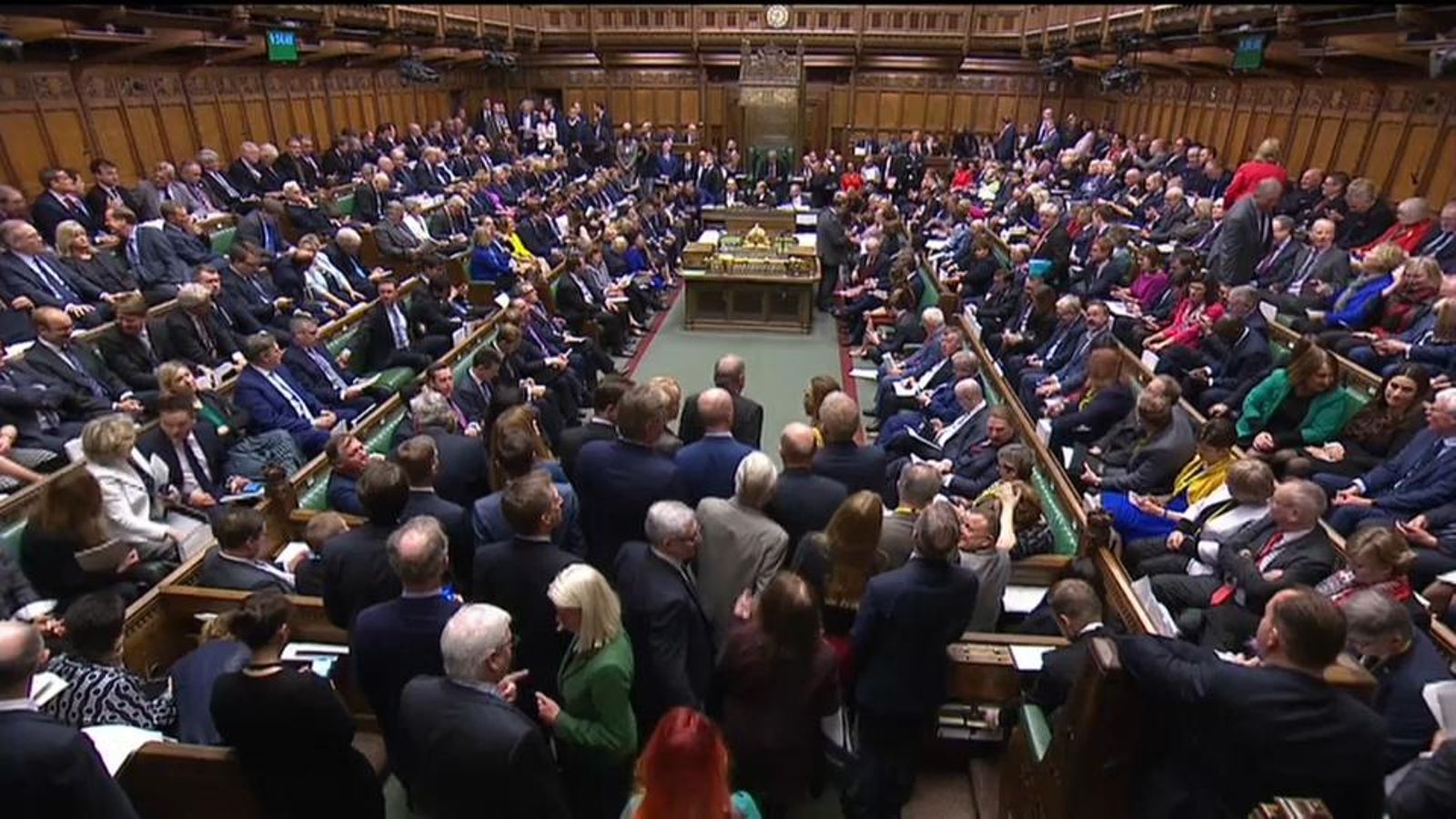 Els parlamentaris debaten aquest dissabte a la Cambra dels Comuns
