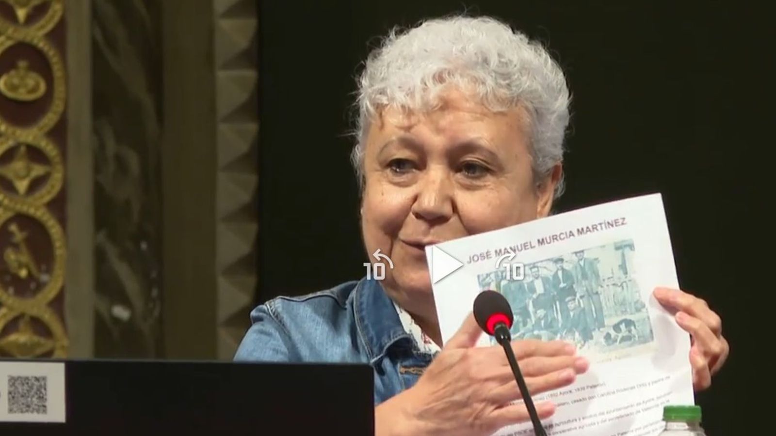 La querellant Carolina Martínez