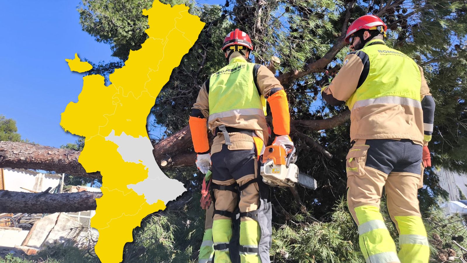 Bona part de la Comunitat Valenciana es troba sota avís groc per vent