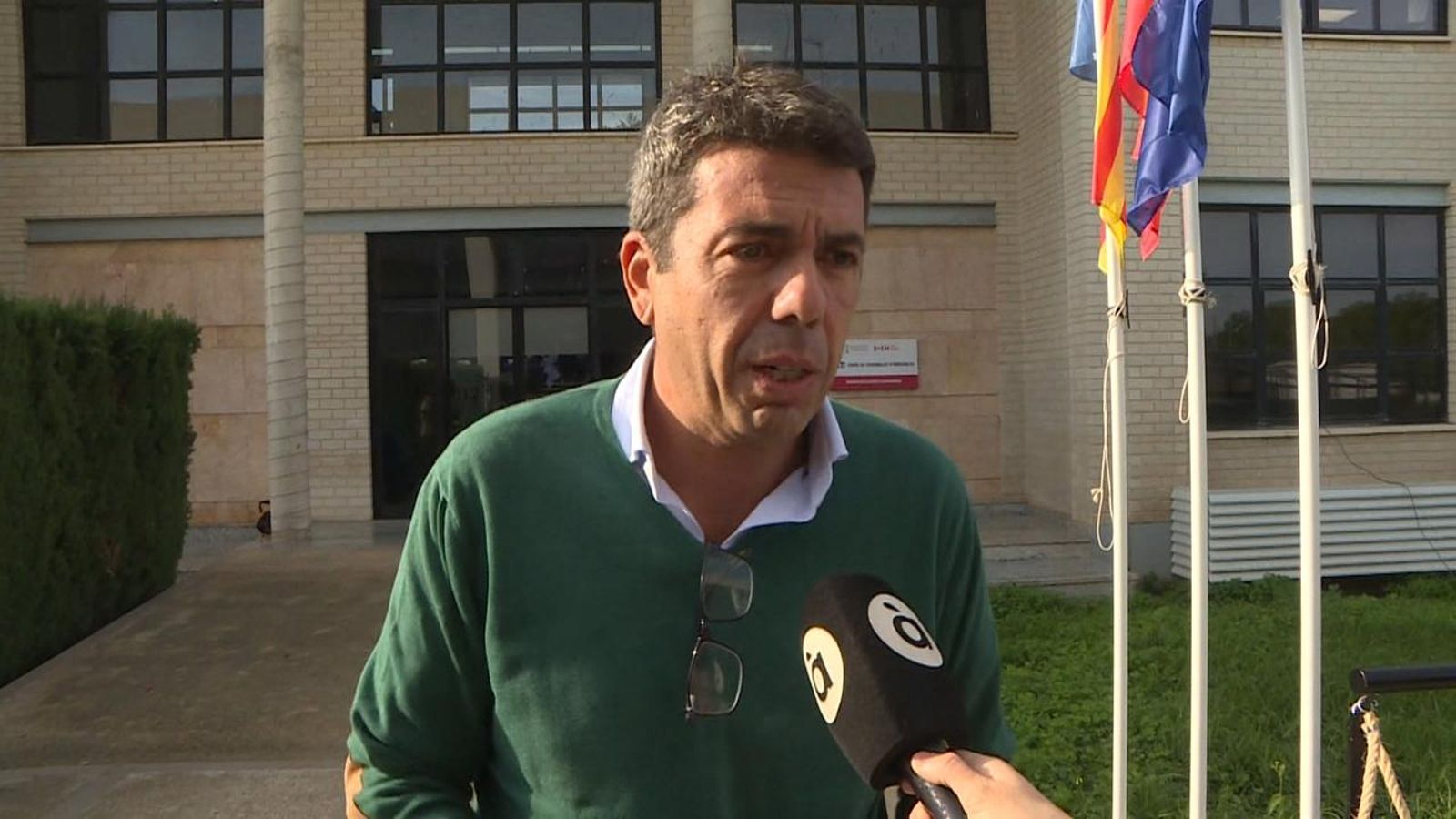 Declaracions de Carlos Mazón als micròfons d'À Punt