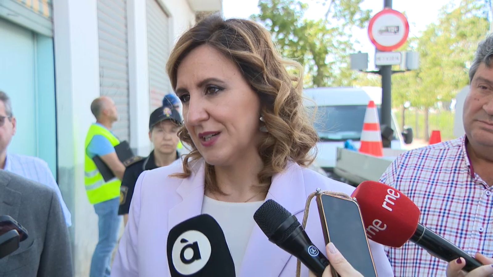 María José Catalá este dilluns a València