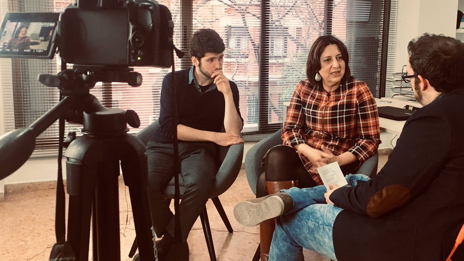 El secretari general de Podem, Antonio Estañ, i la coordinadora d’Esquerra Unida, Rosa Pérez Garijo