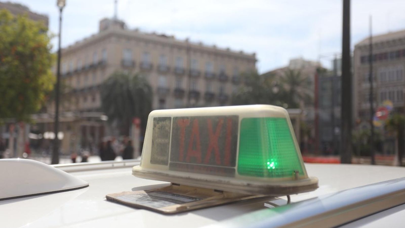 Un taxi. | Generalitat