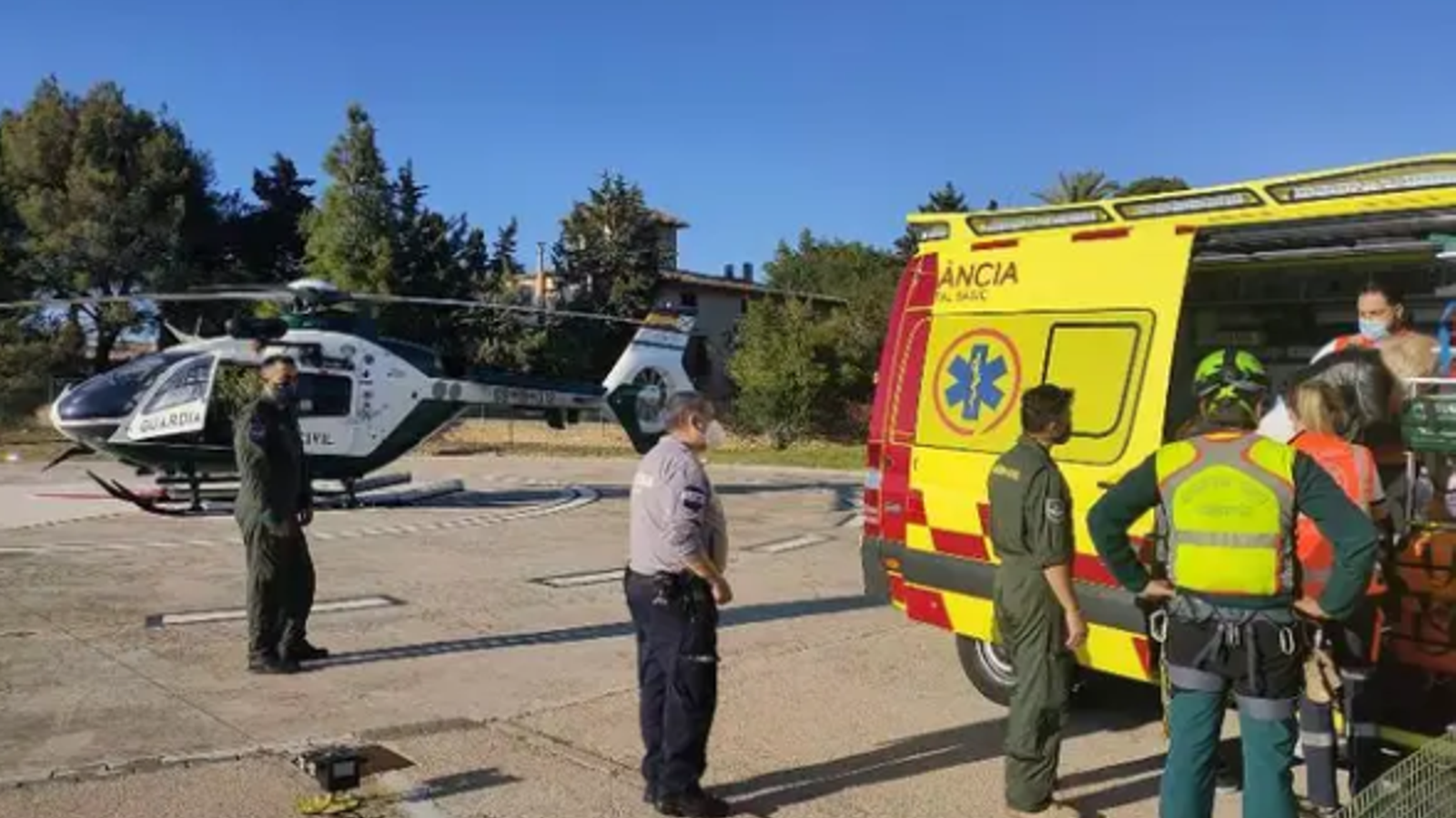 Imatge d'arxiu d'un rescat de la Guàrdia Civil