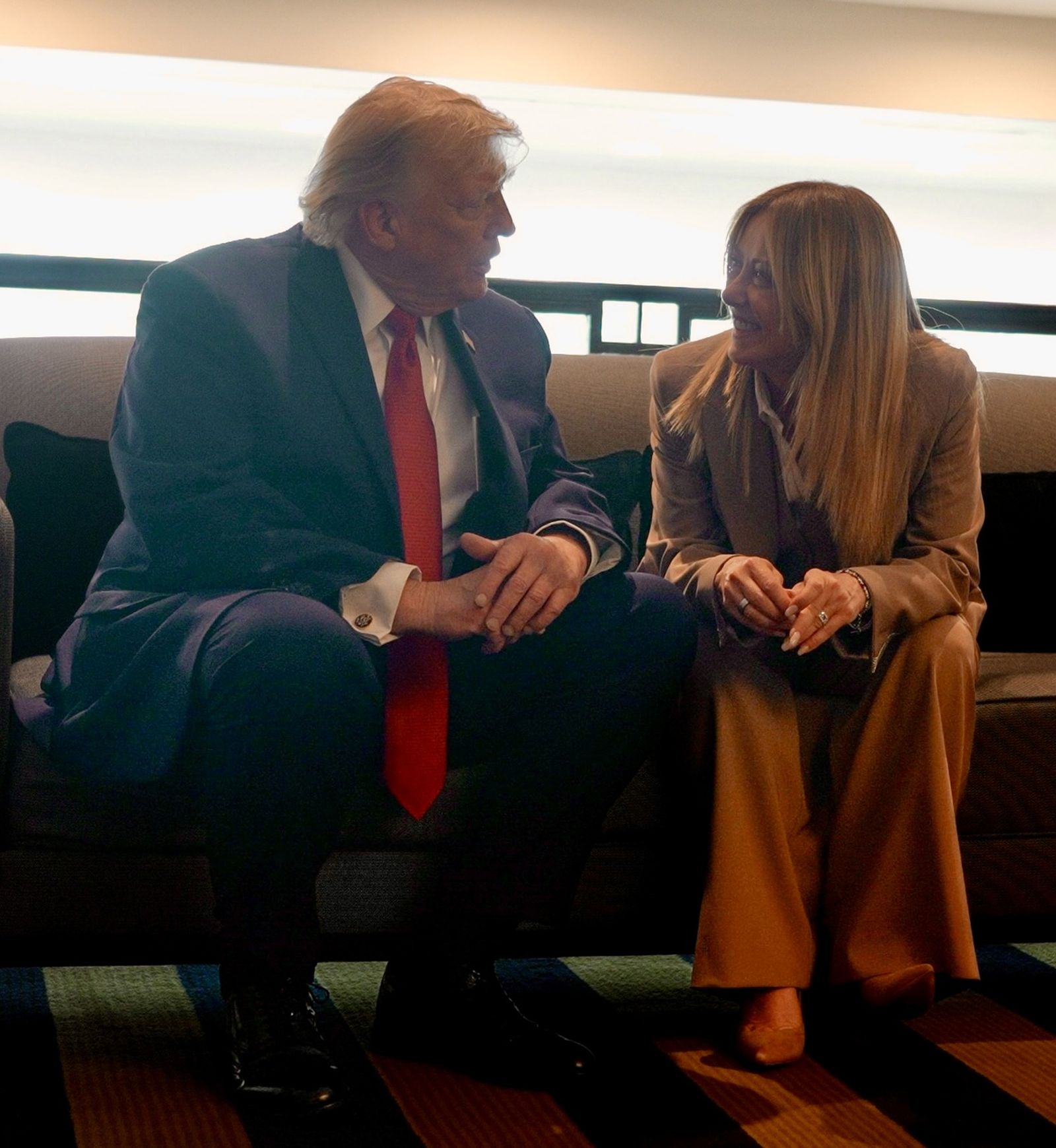 Trump i Meloni, reunits a la cimera del G7