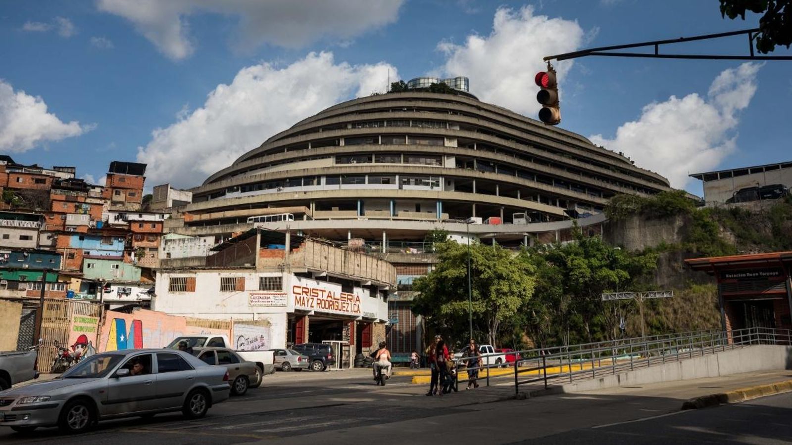 La seu del Servei Bolivarià d’Intel·ligència Nacional, a Caracas