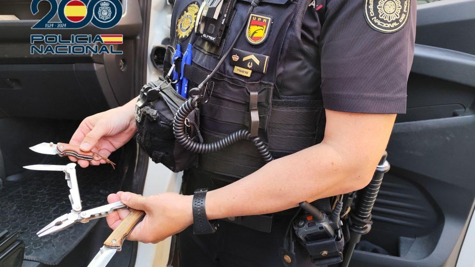 Foto de la intervenció policial al barri dels Orriols, este dimecres Foto de la intervenció policial al barri dels Orriols, este dimecres