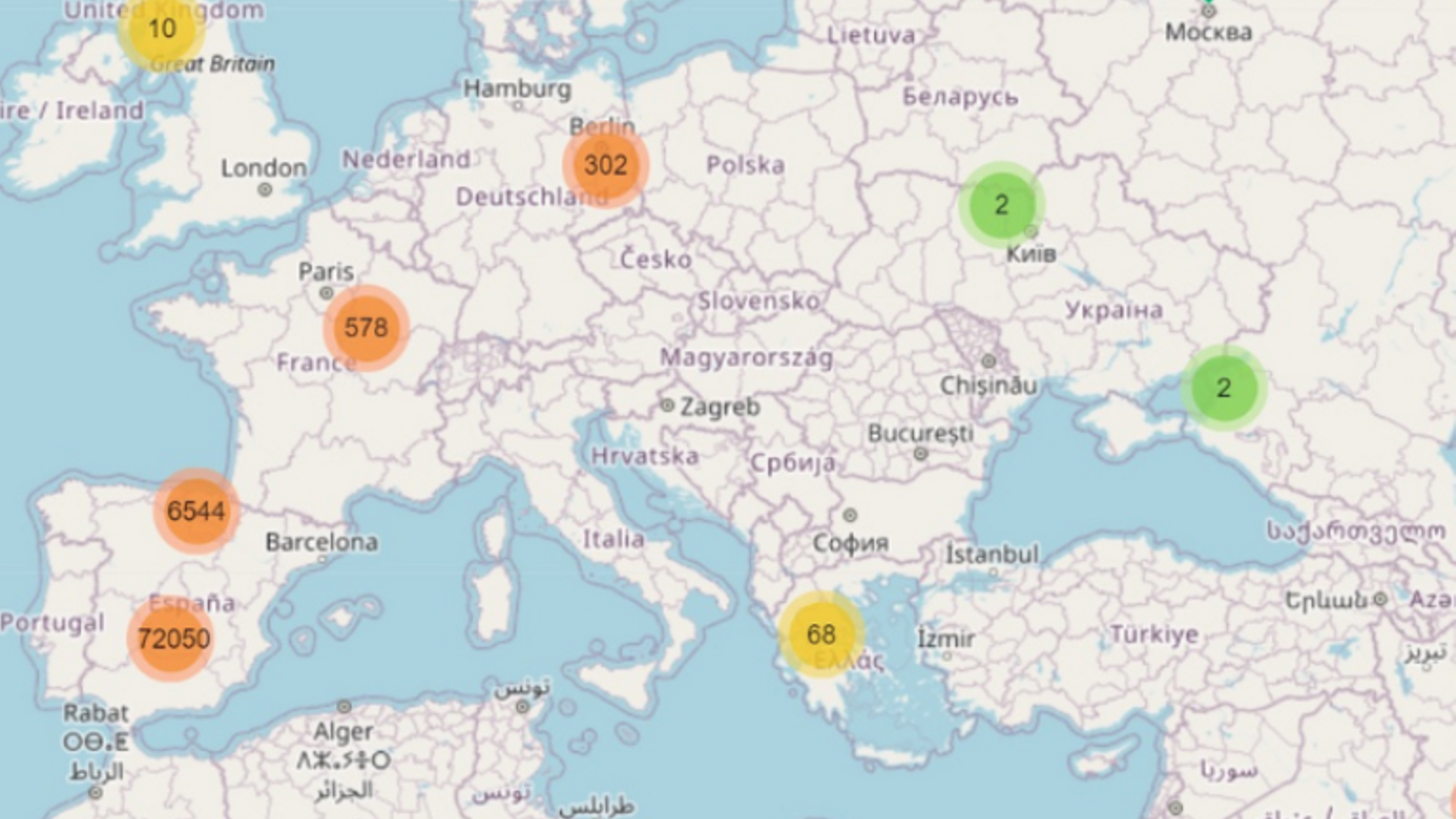 Visualització del mapa interactiu desenvolupat pel projecte SeMap
