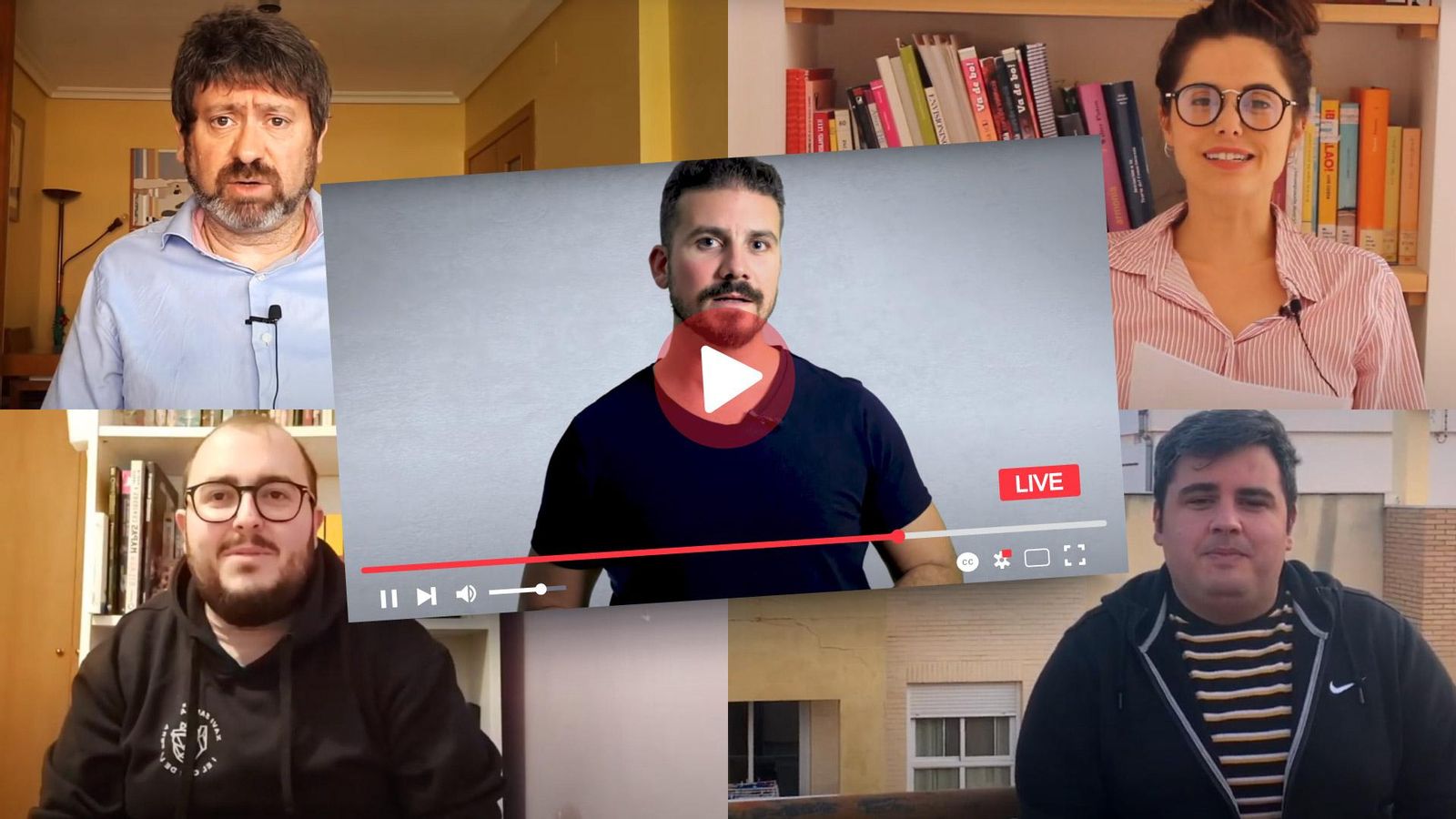 Ricardo, Aina, Salva, Santi i Alaitz ens han presentat els seus projectes