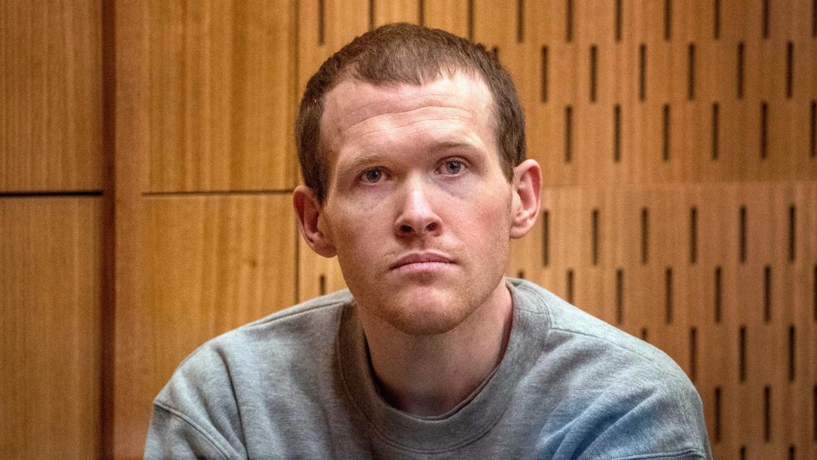 L'australià Brenton Tarrant durant el juí